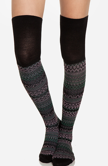 Colorful Over The Knee Socks Slide 1