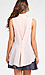 Sleeveless Button Down Top with Cinched Back Thumb 3