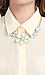 Sleeveless Button Down Top with Cinched Back Thumb 4