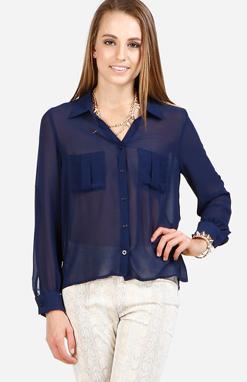 Desire Button Down Top Slide 1