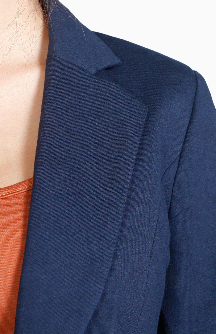 Elbow Patch Blazer in Navy DAILYLOOK