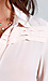 Pleated Shoulder Top with Draped Back Thumb 4