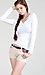 Classic V-neck Long Sleeve Top Thumb 2