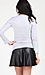 Classic V-neck Long Sleeve Top Thumb 3