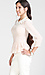 Long Sleeve Peplum Blouse Thumb 2