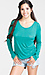 Long Sleeve Criss Cross Top Thumb 1