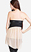 Faux Leather Band Top Thumb 3
