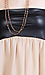 Faux Leather Band Top Thumb 4