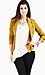 Ruched Sleeve Blazer Thumb 1