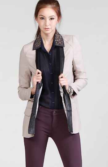 Butterfly Open Blazer Slide 1