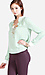 White Collar Detail Blouse Thumb 2