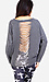 Shredded Back Sweatshirt Thumb 3