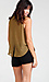 Sleeveless Spike and Star Collar Top Thumb 3