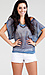 Knit Banded Hem Top Thumb 1