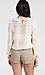 Sheer Blouse With Lace Collar Thumb 3