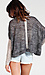 Open Knit Sweater with Contrast Sleeve Thumb 3