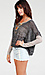Open Knit Sweater with Contrast Sleeve Thumb 2
