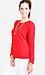 Key Hole Back Long Sleeve Top Thumb 2