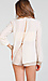 Open Back Sequin Collar Blouse Thumb 3