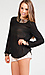 Open Back Sequin Collar Blouse Thumb 2