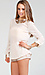 Open Back Sequin Collar Blouse Thumb 2