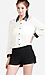 Leather And Spike Blouse Thumb 1