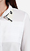 Pleat Blouse With Pearl Collar Thumb 4