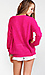 Cut Out Shoulder Knit Sweater Thumb 3