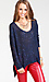 Sequin Thread Open Knit Sweater Thumb 1