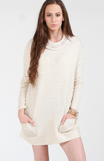 Pocket Tunic Sweater Slide 1