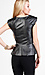 Leather Peplum Top Thumb 3