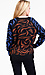 Color Contrast Animal Print Cardigan Thumb 3