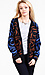 Color Contrast Animal Print Cardigan Thumb 1