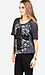 Lace Cross Printed Tee Thumb 2