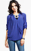 Overlap Button Blouse Thumb 1