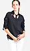 Metal Tip Collar Top With Open Decolletage Thumb 1