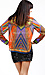 Psychedelic Print Blouse Thumb 3