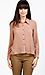 Skull Button Down Blouse Thumb 2