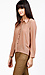 Skull Button Down Blouse Thumb 3