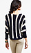 Striped Loose Knit High Low Sweater Thumb 3