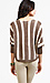Striped Loose Knit High Low Sweater Thumb 3