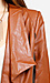 Draped Collar Leatherette Jacket Thumb 4