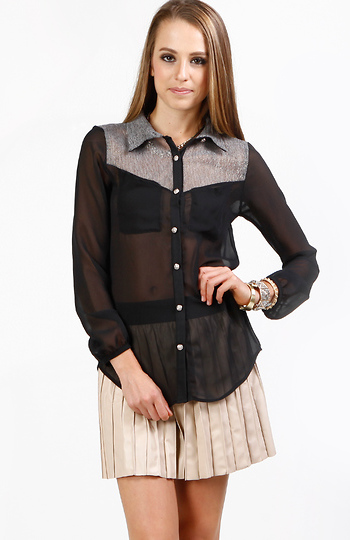 Western Yoke Blouse Slide 1