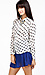 Polka Dot Collar Blouse Thumb 2