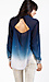 Ombre Spike Sleeve Top Thumb 3