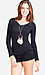 Basic Long Sleeve V-Neck Tee Thumb 1