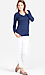 Basic Long Sleeve V-Neck Tee Thumb 5