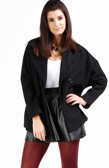 Oversized Pea Coat Slide 1