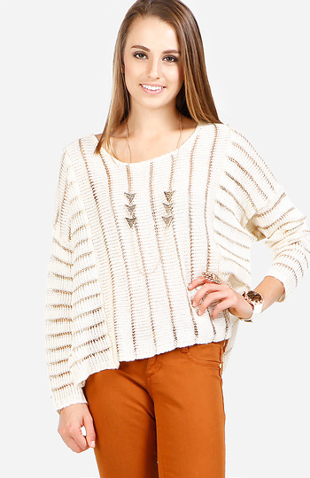 Chain Mesh Sweater Slide 1