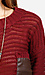 Leather Pocket Open Knit Sweater Thumb 4